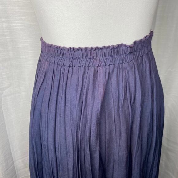 Vintage Choon Purple 2pc Blazer with Fringe and Pleated Skirt (Sz12) - Picture 4 of 6